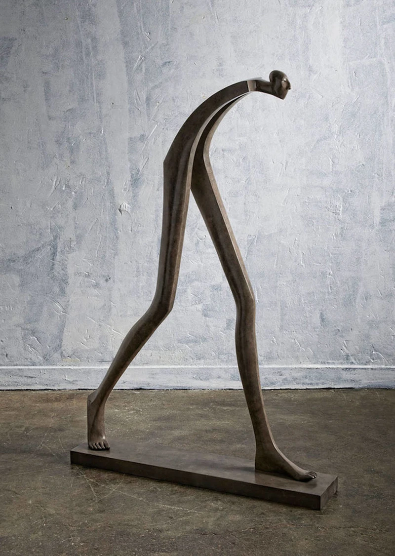 Abstract Artistic Expression Bronze Sculpture